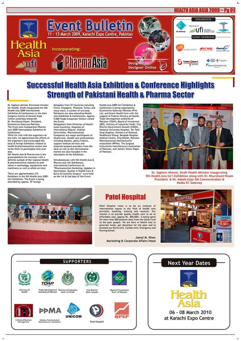 Event Bulletin - Health Asia 2009